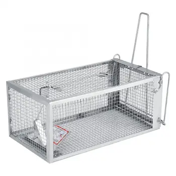 

Mouse Trap 26.2*14*11.4cm Rat Trap Cage Small Live Animal Pest Rodent Mouse Control Bait Catch hunting Pest Trap Cage