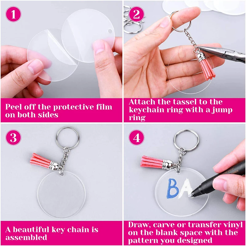 Round Acrylic Key Chain How To Make Acrylic Keychains With Cricut