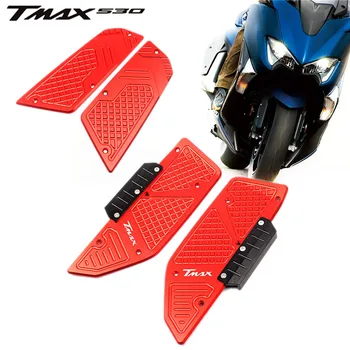 

For YAMAHA TMAX 530 TMAX530 T-MAX530 2017-2019 Motorcycle parts Front & Rear Footrest Step Motorcycle Footboard Pedals Foot Pegs