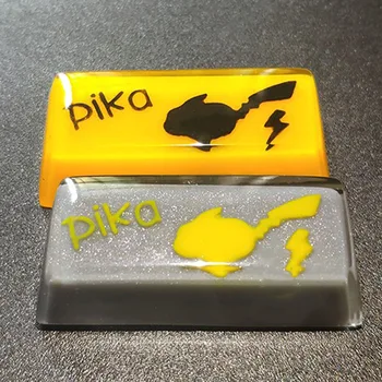 

Customized Pikachu Backlight Resin Keycaps For Cherry Mx Switch Mechanical Keyboard Decoration Pokemon ESC Enter Spacebar