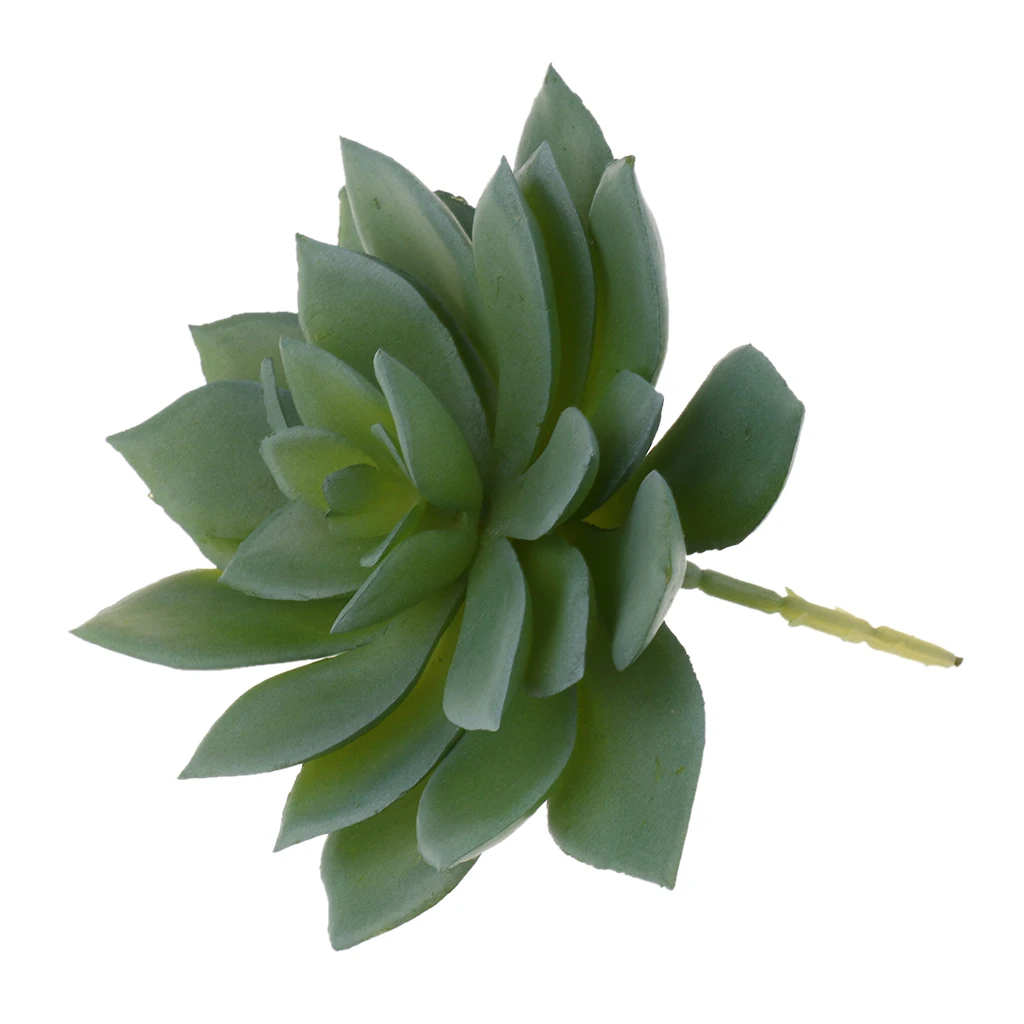 MagiDeal Lifelike Artificial Succulents Plants Flower Echeveria Lotus Floral Decor for bookstore Cafe Cloth Shop