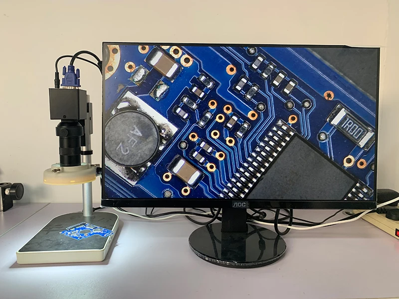 2.0mp 1080P промышленный VGA Цифровой электронный видео микроскоп C крепление камеры для лабораторного телефона резист для пайки cpu ремонт пайки