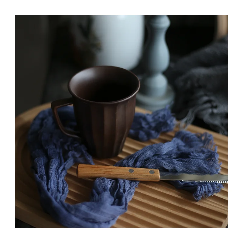 

Handmade Mug Ceramic Stoneware Japanese Tea Cup Vintage Retro Afternoon Tea Coffee Cups Creative Frosted Shot Glass Tazas De Te