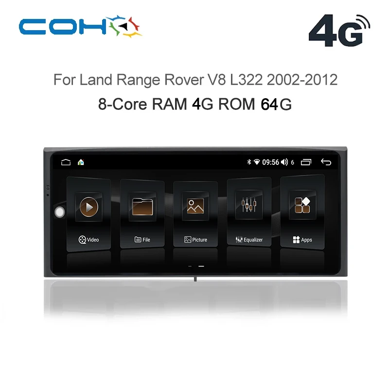 COHO для Land Range Rover V8 L322 2002 ~ 2012 10 25 ''Tesla Gps Coche мультимедийный плеер Радио Android Octa Core 4