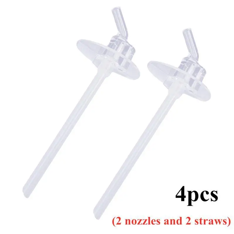 4PcsSiliconeReplacementStrawsCapDrinkingStrawSetForThermos12