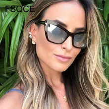 Женские солнцезащитные очки, женские солнцезащитные очки кошачий глаз, женские брендовые дизайнерские винтажные летние солнцезащитные очки для путешествий размера плюс, Новое поступление