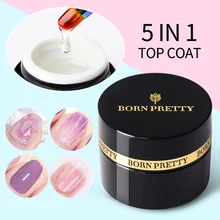 От BORN PRETTY-5 в 1 No-стереть верхний слой армирования Гель-лак для ногтей эффективный Функция клей для ногтей, переводятся на ногти с помощью вод...
