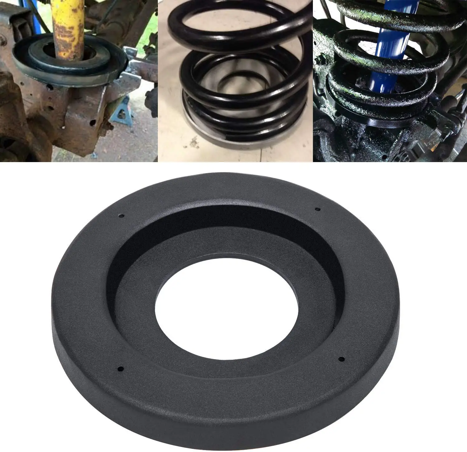 2PCS Solid Axle Coil Spring Bucket,Coil Spring Perch,Coil Retainer For