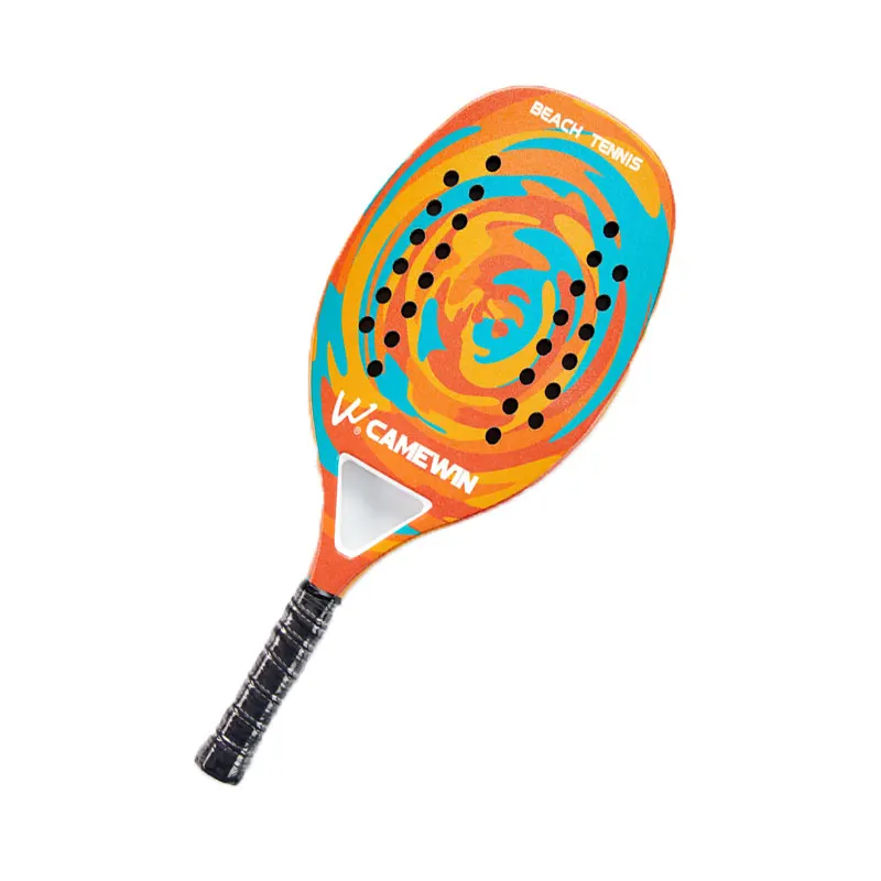 Adult Professional Full Carbon Beach Tennis Paddle Racket Soft EVA Face Tennis Raqueta With Bag Raquete de t&ecirc;nis de praia