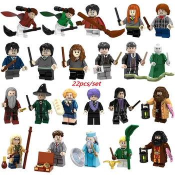 

22pcs/set Harried Building Blocks Brick Potter Action Figures Toys Cartoon PVC Model Educational Anime Toy for Children Gifts