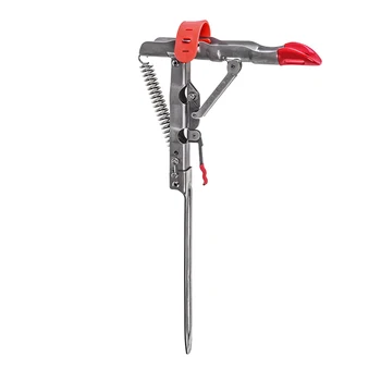 

Automatic Spring Fishing Rod Holder Stainless Steel For Ground Support Brackets Adjustable Sensitivity Folding Fish Pole Rack YS-BUY