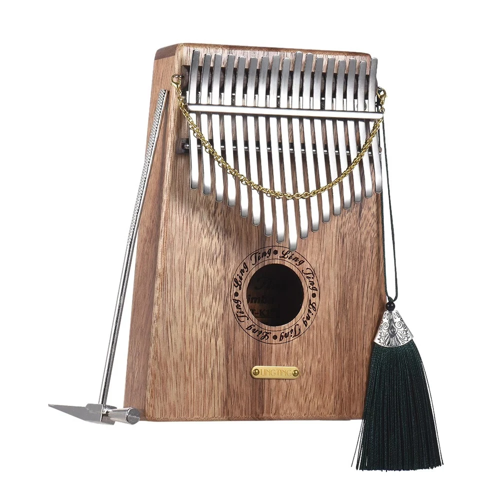 LingTing LT-K17S/LT-K17SEQ 17-key Kalimba большого пальца фортепиано Mbira Sanza Swartizia Spp твердой древесины музыкальный подарок