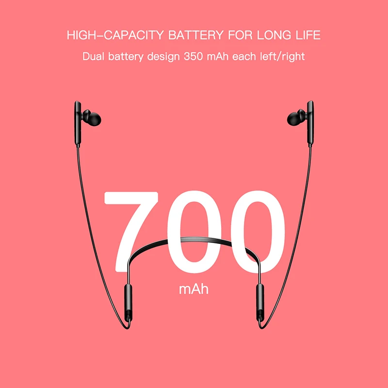 Q60 in Ear Headset Bluetooth 5 0 Neck Hanging Sports Stereo