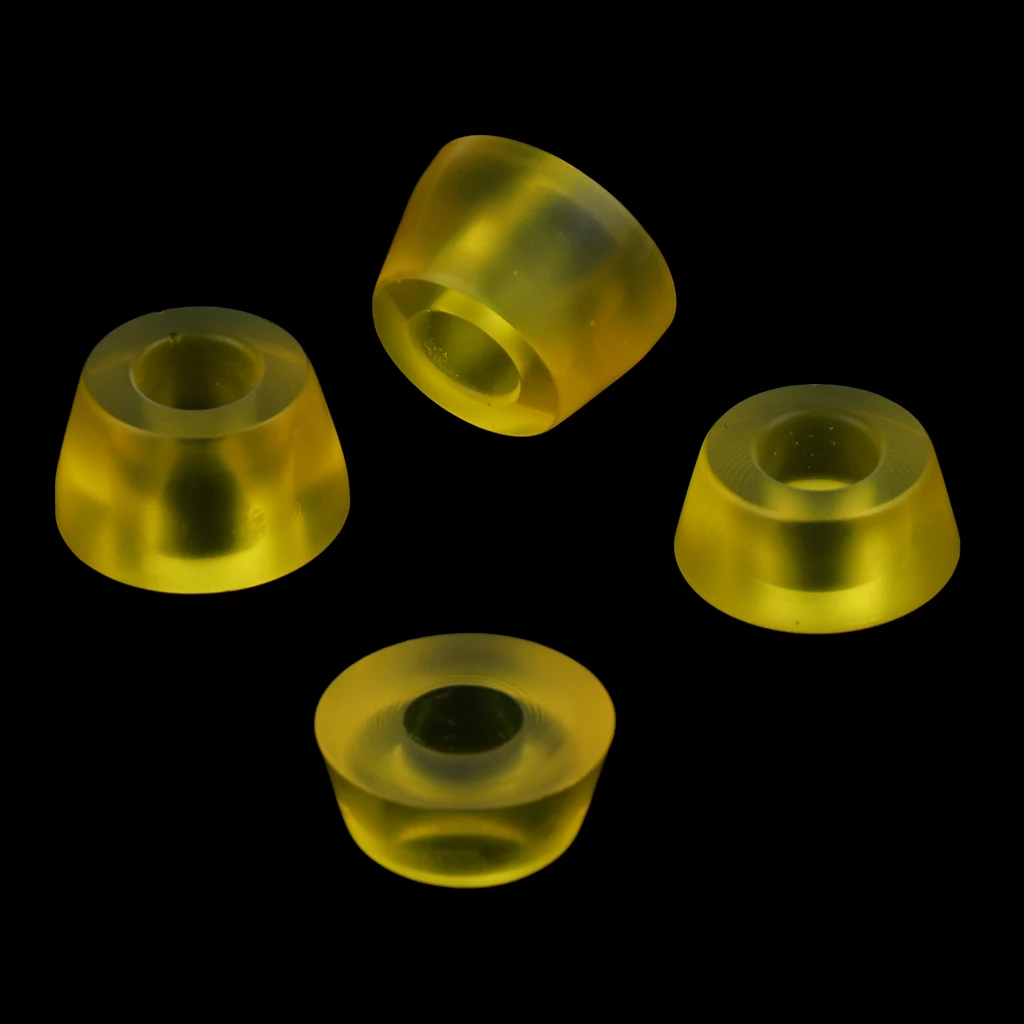 2 Pairs Replacement Bushings 90A Longboard Skateboard Truck Kit for 2 Trucks