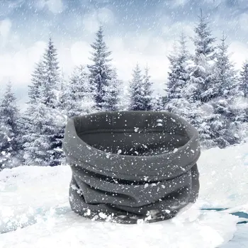 

Winter Thicken Cycling Scarf Neck Warmer Face Mask For Men Women Hat Snood Windproof Ski Headgear Bonnet