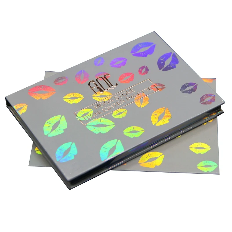 High Glow Eye Shadow Tray Soft Smooth Texture Grooming Face Center Brighten Skin 6 Color High Light Powder Combine Palette