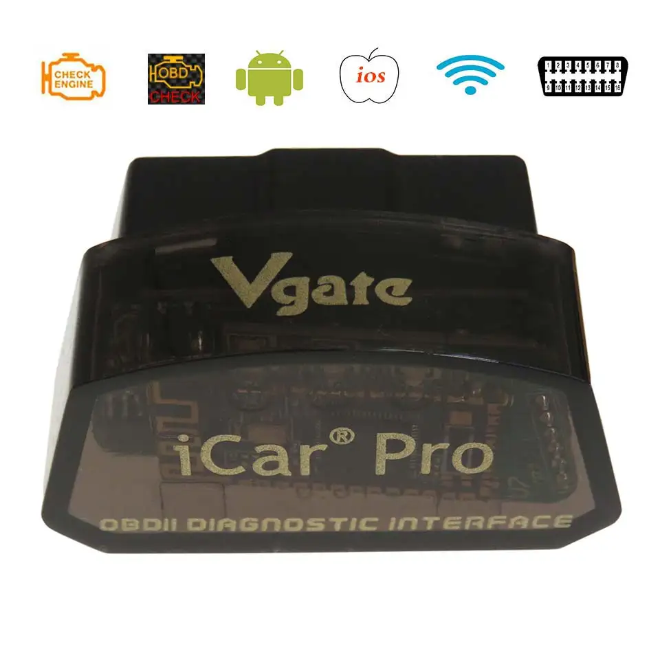 Автомобильный диагностический сканер Vgate iCar Pro ELM327 WIFI OBD2 для Android/IOS Wi Fi ELM 327 V2.1 OBD 2