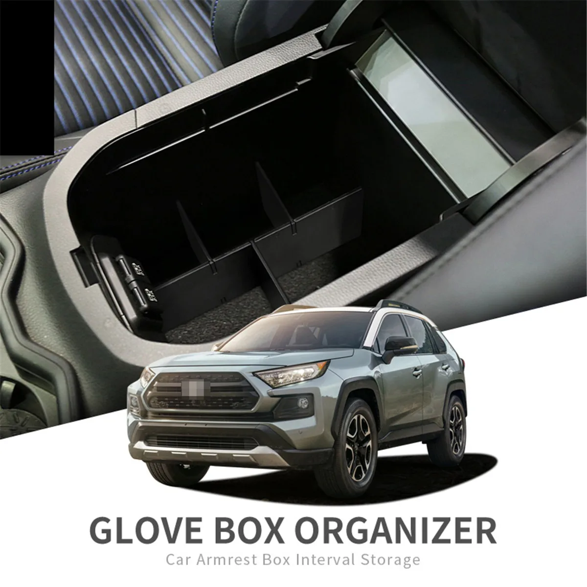 Автомобильный центральный подлокотник с интервалом центральная консоль коробка