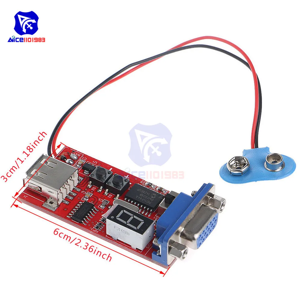 Тестер сигнала VGA diymore 15 сигналов на выходе|uk usb|usb b |