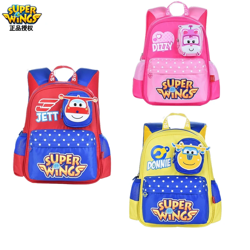 

3D Super Wings Deformation Mini JET plush Robot toy Action Figures Backpack School bag Transformation toys for children gift