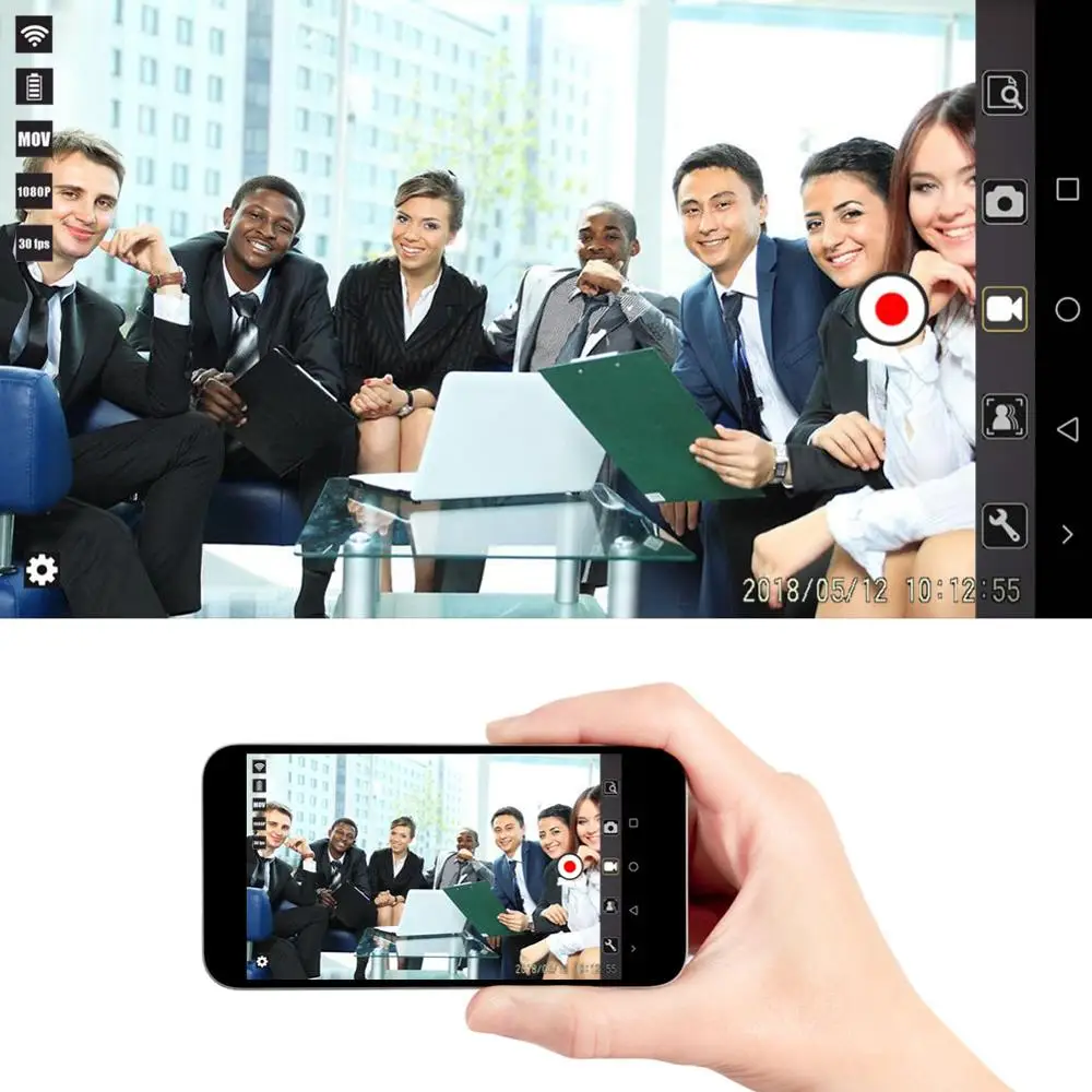 Настоящая 4K 60FPS 4096*2160 13MP H.265 широкоугольная 140 Wifi камера RC1080P Беспроводная P2P Видеокамера DV для Дронов