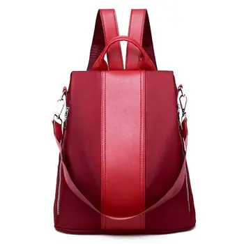 

Backpack Women Oxford Waterproof Bagpack Female Small Backpak Teenager Girls Bookbag Mochila Antirrobo Sac a Dos