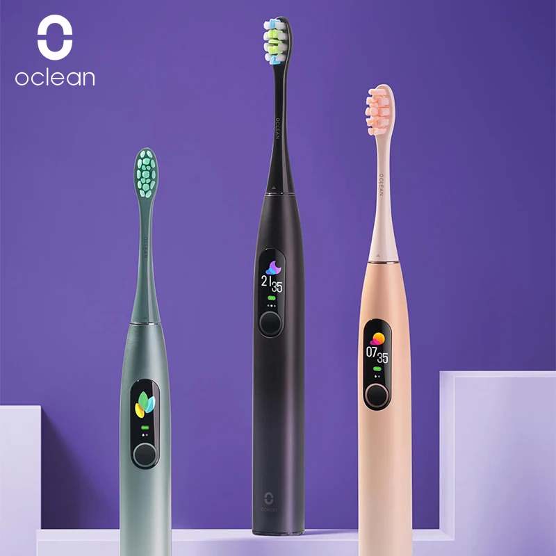2020 New Oclean X Pro Sonic Toothbrush with Touch Screen IPX7 Waterproof 3 Brushing Modes Tooth Brush For Adult Fast Charging 2020 New Oclean X Pro Sonic Toothbrush with Touch Screen IPX7 Waterproof 3 Brushing Modes Tooth Brush For Adult Fast Charging