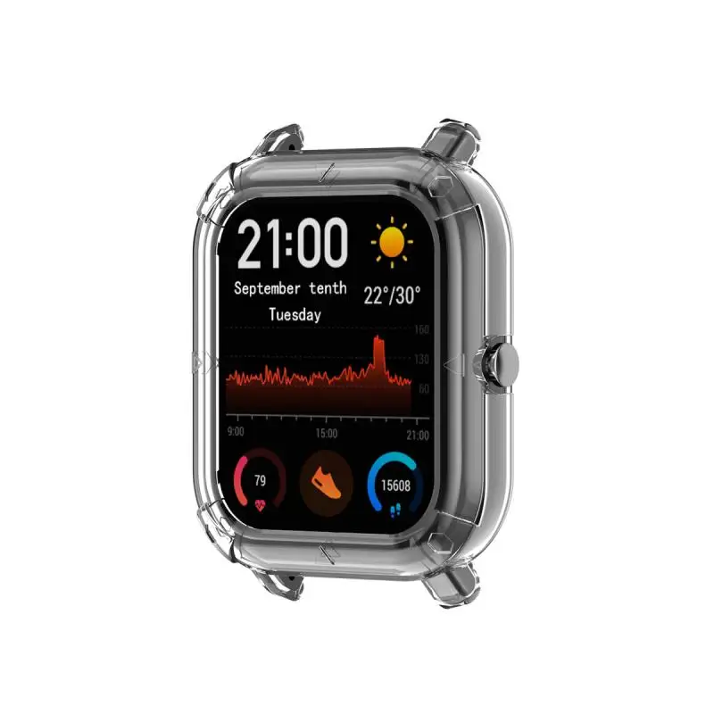 2 шт./упак. наручные часы, аксессуары для наручных часов Amazfit GTS чехол Обложка Смарт-часы ТПУ бампер протектор чехол для смарт-браслета Amazfit GTS Защитная крышка