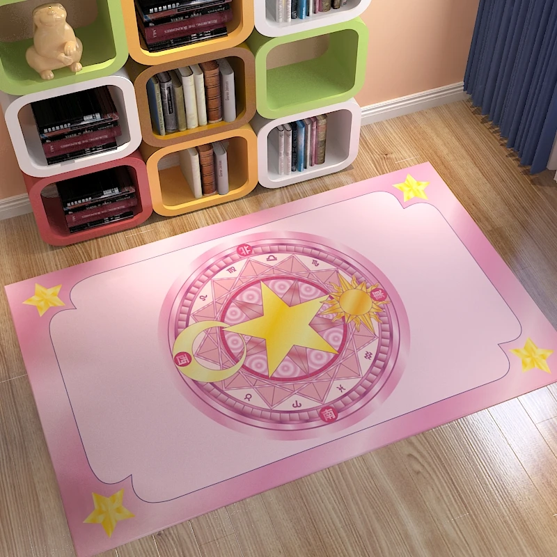 Cartoon Tarot Cards Magic Card Magic Array Carpet Sofa Rectangular Bedroom Living Room Room Bedside Anime Rug Kawaii Room Decor 2