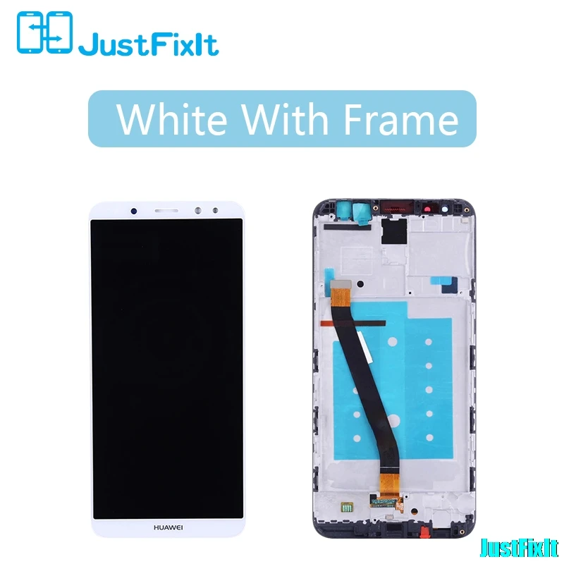 Для huawei mate 10 Lite lcd сенсорный экран дигитайзер оригинальные запасные части 5," 1920x1080 ips ЖК-дисплей - Цвет: White with Frame