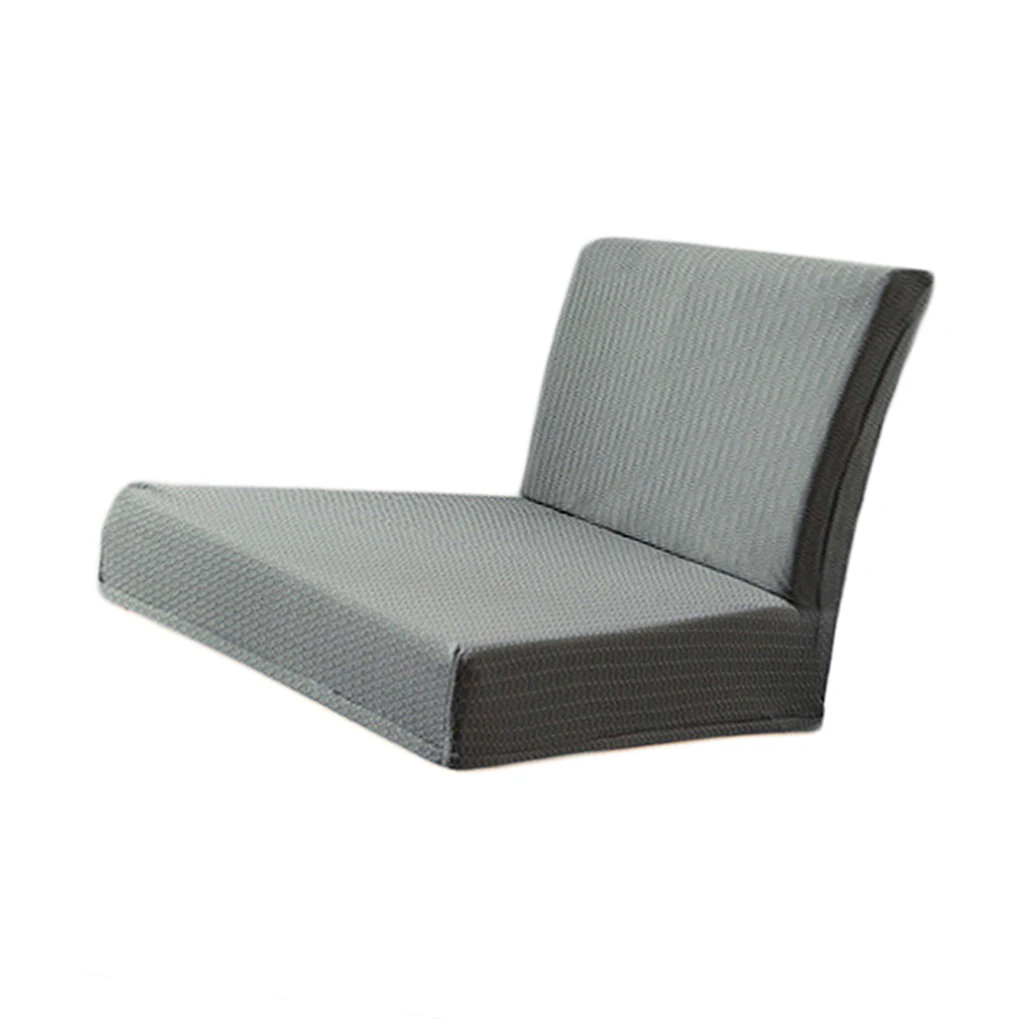 Rural Style Water-proof Stretch Removable Washable Short Dining Chair Protector Cover Seat Slipcover for Wedding