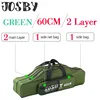 JOSBY 152/122/60cm Fishing Bag Oxford Cloth Folding Fishing Rod Reel Bag Fishing Tackle Storage Bags Travel Carry Case Pesca ► Photo 3/6