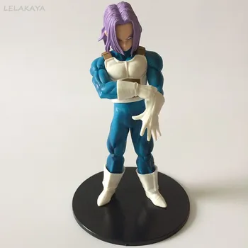 

18cm Anime Dragon Ball Z Super Saiyan Trunks Torankusu With Battle Suit Gloves Son Goku PVC Action Figure Model Collectible Toys