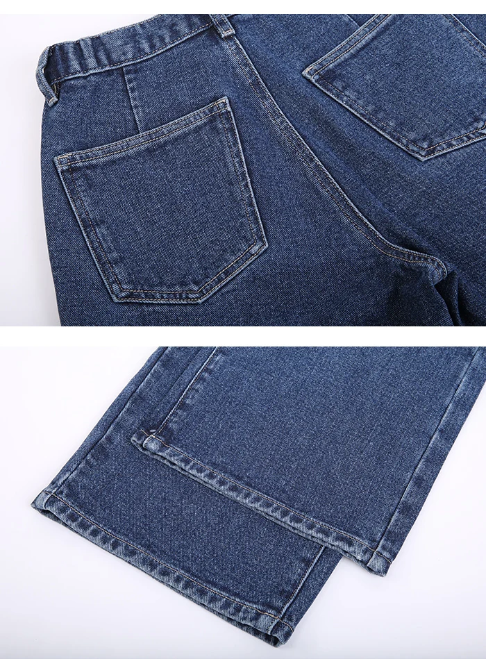 Женские длинные молодежные джинсы LEIJIJEANS, прямые повседневные свободные джинсы с высокой посадкой, новая модель 9213 большого размера 6XL на осень