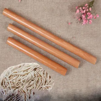 

Kitchen Wooden Rolling Pin Fondant Cake Decoration Dough Roller Baking kitchen Cooking Tools Accessories 3 Size