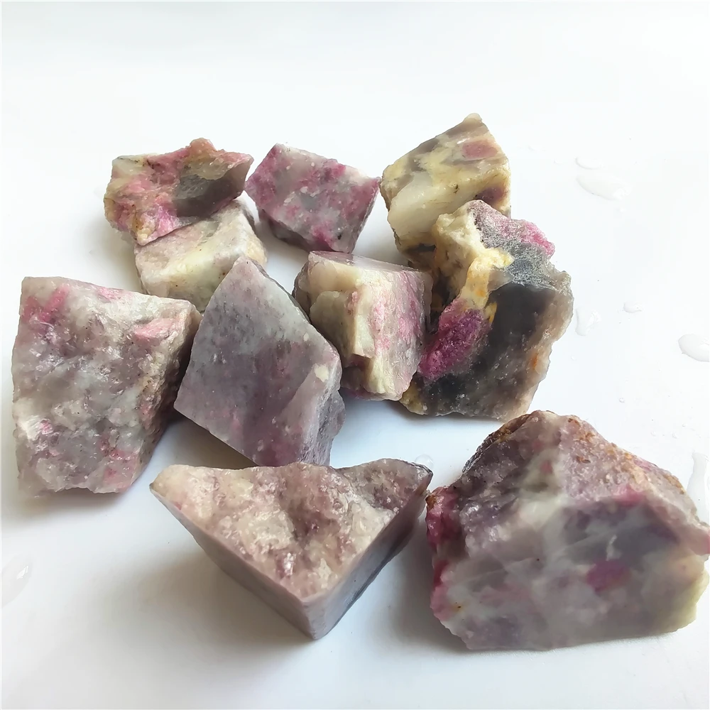 Red Tourmaline Natural Stone for Jewelry Making Beads Loose Spacer Round Diy Necklace Bracelet | Дом и сад