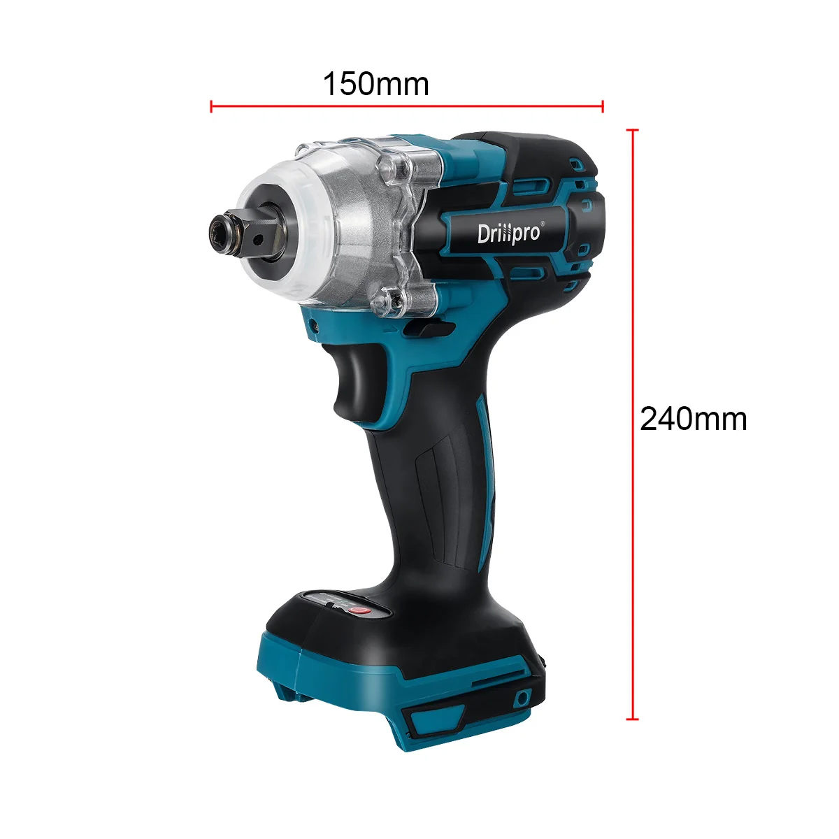 Drillpro Brushless Cordless Electric Impact Wrench Rechargeable 1/2 inch Wrench Power Tools Compatible for Makita 18V Battery cheap heat gun