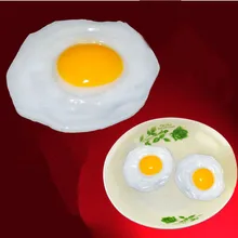 Jouets de cuisine amusants 1 pièce, Simulation d'œufs frits, nourriture, jeu de rôle, Fruits et légumes artificiels, jouet pour enfants