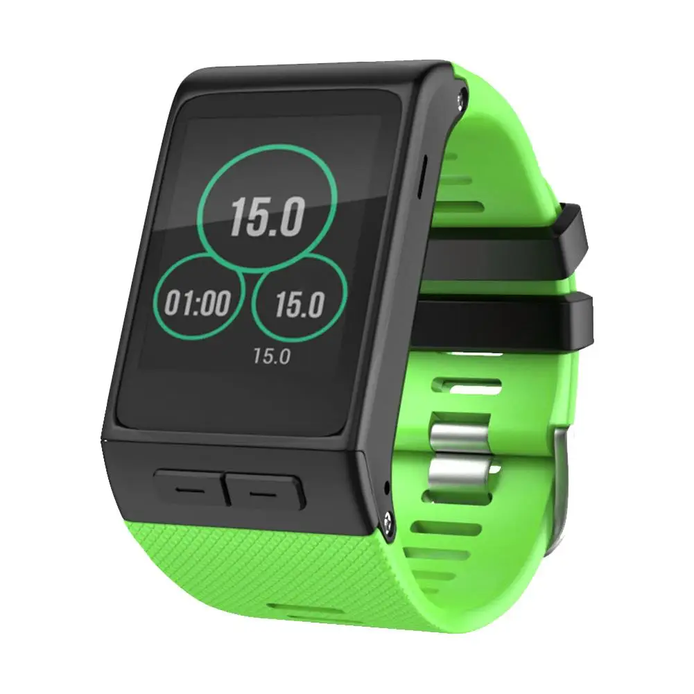 Для Garmin с Vivon HR 30 мм Смарт-часы Высокое качество мягкий силиконовый сменный ремешок 8 цветов спортивные сменный браслет на запястье