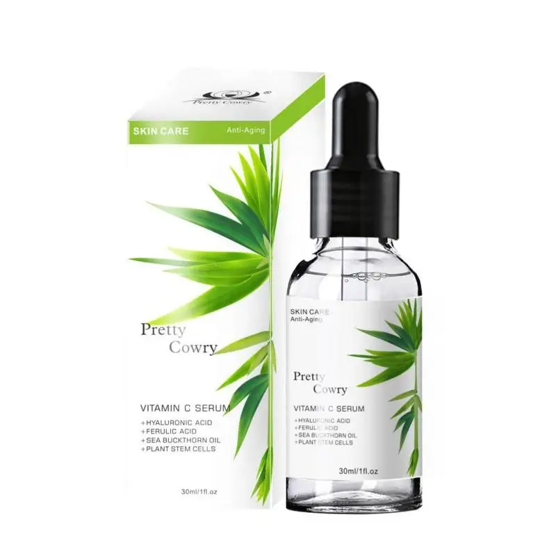 30ML Vitamin C Serum Hyaluronic Acid Ferulic Acid Sea Buckthorn Oil Plant Stem Cells Organic Serum Whitening Face 30ML Vitamin C Serum Hyaluronic Acid Ferulic Acid Sea Buckthorn Oil Plant Stem Cells Organic Serum Whitening Face