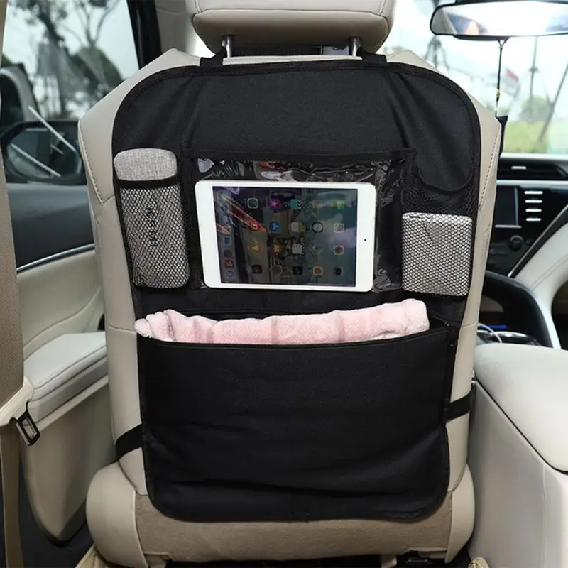 Автомобильное заднее сиденье Органайзер переднее сиденье для хранения дети карман сумка Авто Путешествия кик мат