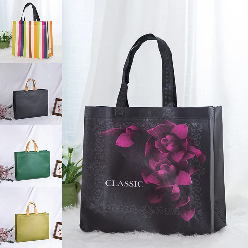 Foldable Shopping Bags Pouch Reusable Shopping Bag Pouch Foldable