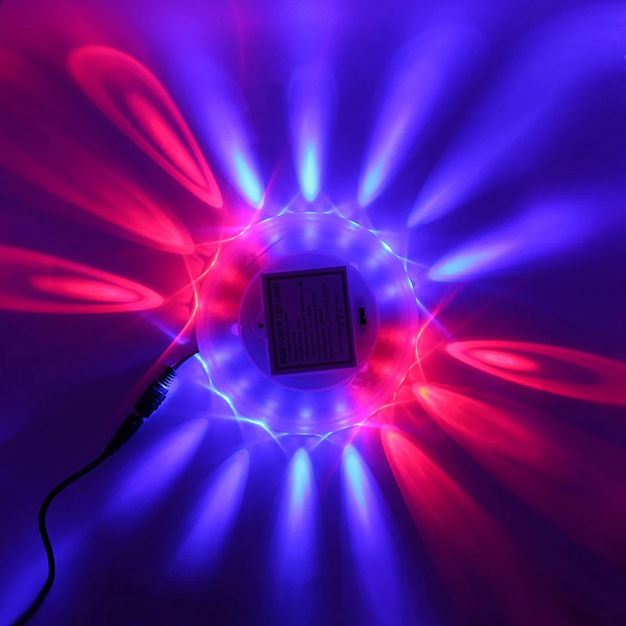 Laser Party Light 8W 48leds RGB Auto Sound Activated Laser Stage Lights USB Powered Disco Party Lamp for Wedding Xmas Holiday KTV Bar Decoration