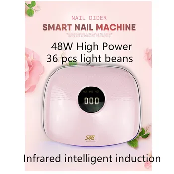 

48W USB Nail Lamp Infrared intelligent induction Intelligent display time 36 LED/UV Double light source lamp beads