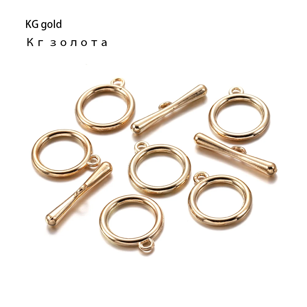 10/20 sets/lot gold /rose gold OT Toggle-haken Anschlüsse Für DIY Armband Halskette Schmuck Finden Liefert zubehör – Detail 11