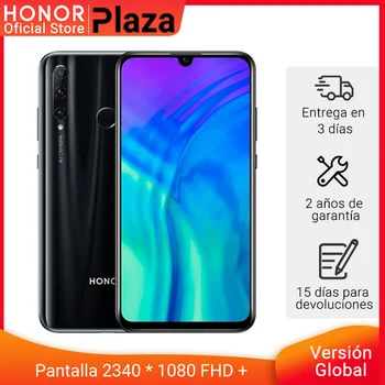 Перейти на Алиэкспресс и купить Глобальная версия смартфона Honor 20 Lite, 4 Гб 128 ГБ, Kirin 710, Восьмиядерный, фронтальная 32MP идентификация лица, 24MP камера, Googling ju