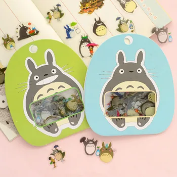 

60pcs/pack Kawaii My Neighbor Totoro DIY Stickers Decorative Diary Scrapbooking For Decoration Student School Supplies Gifts
