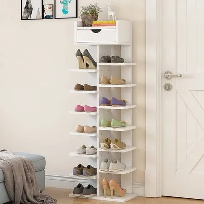 Стеллаж хранение обуви шкаф для прихожей Органайзер держатель съемные двери шкаф для хранения обуви полка DIY мебель для гостиной
