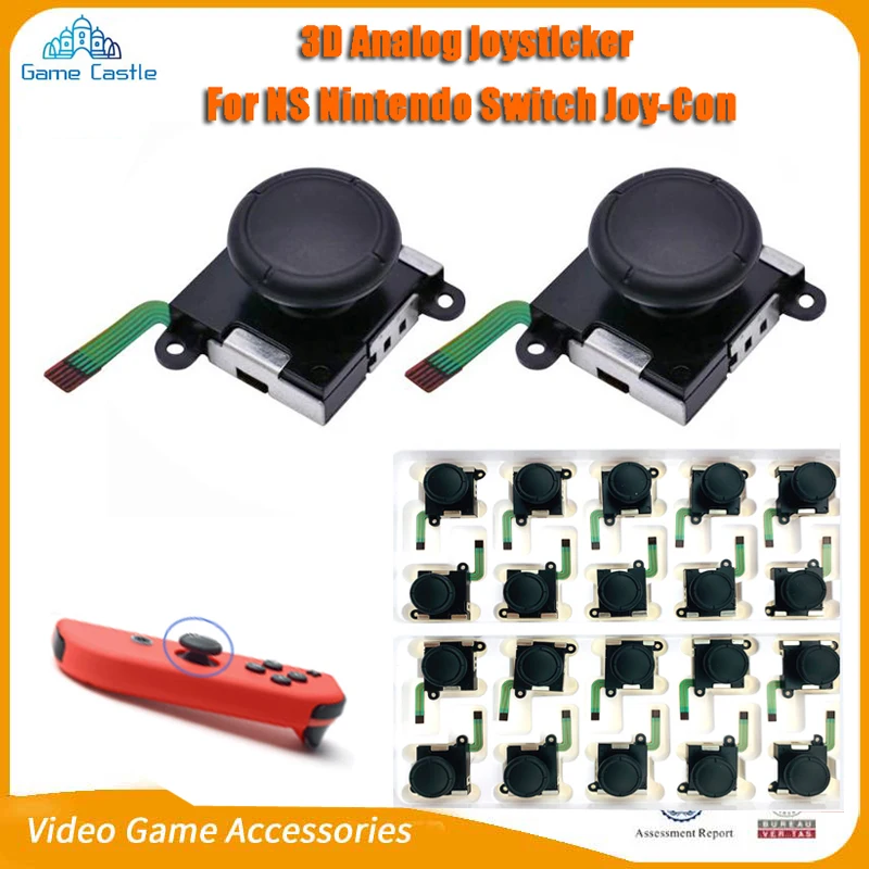 

5pcs-10pcs Replacement 3D L R Joystick Analog Rocker Joy Stick for Nintendo Switch Controller Joy-Con NS Gamepad Joycon Game Pad