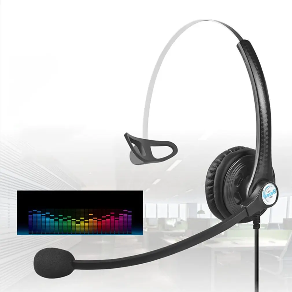 USB Earphones Handsfree Headphones With Mic Headset Noise Cancelling Adjustable Call For Gaming headset Computer Business Gamer